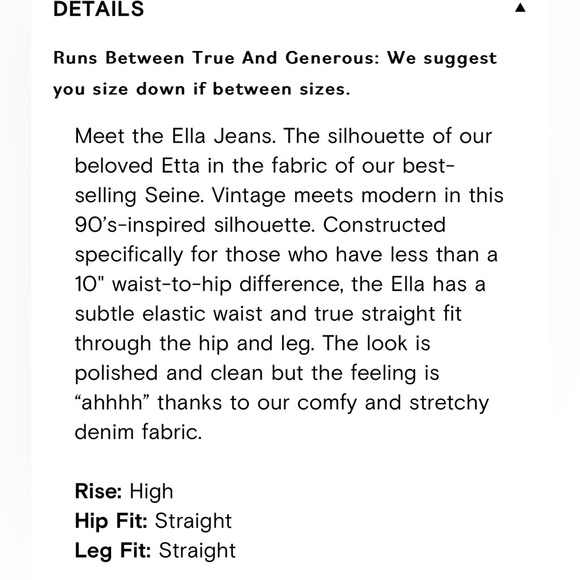 UNIVERSAL STANDARD | Ella Jeans | New With Tags! - Picture 4 of 6